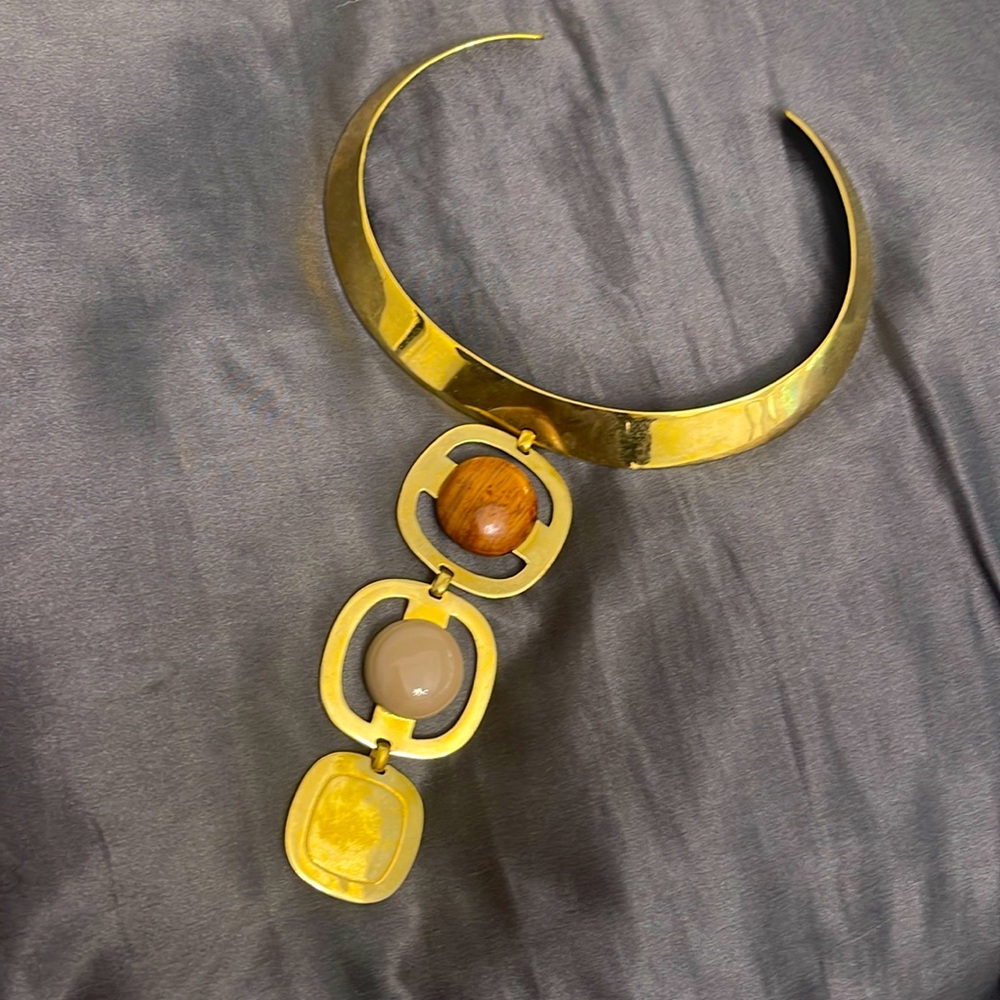 APC choker necklace vintage gold